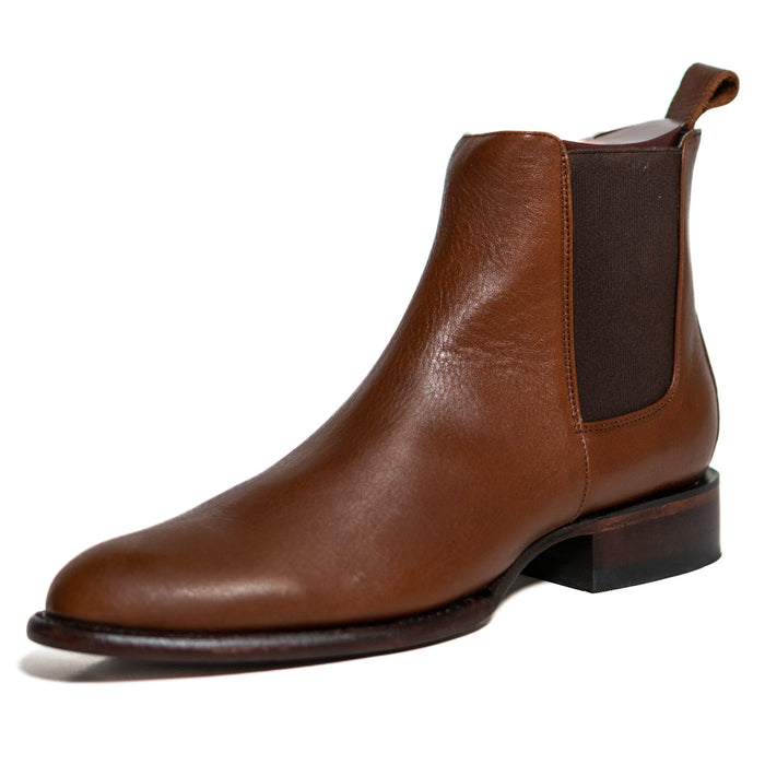 Los Altos Men's Toe Roper Boot Belmont Brown - Belmont Brown
