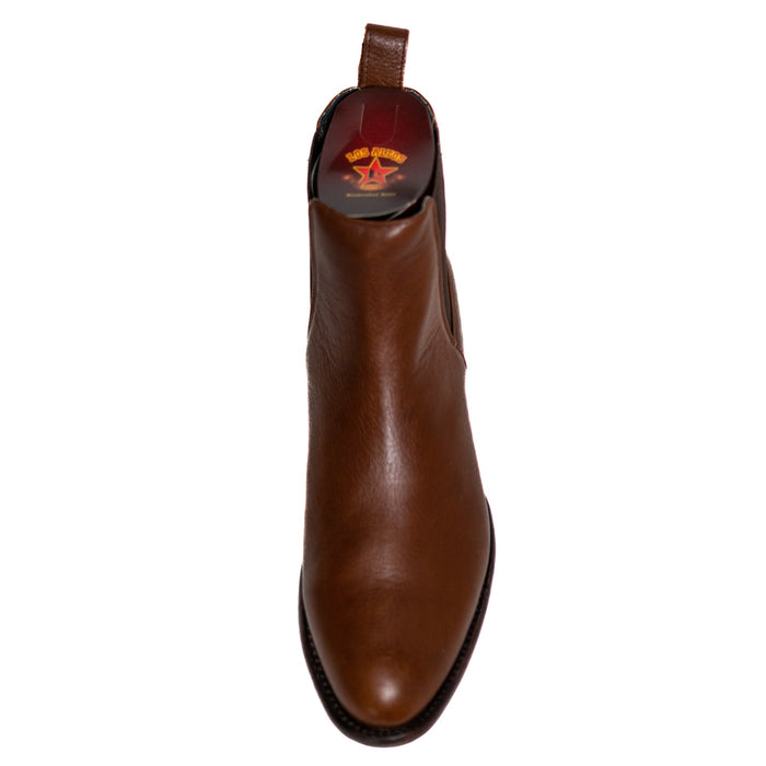 Los Altos Men's Toe Roper Boot Belmont Brown - Belmont Brown