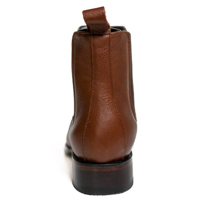 Los Altos Men's Toe Roper Boot Belmont Brown - Belmont Brown