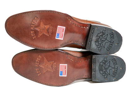 Los Altos Men's Toe Roper Boot Belmont Brown - Belmont Brown