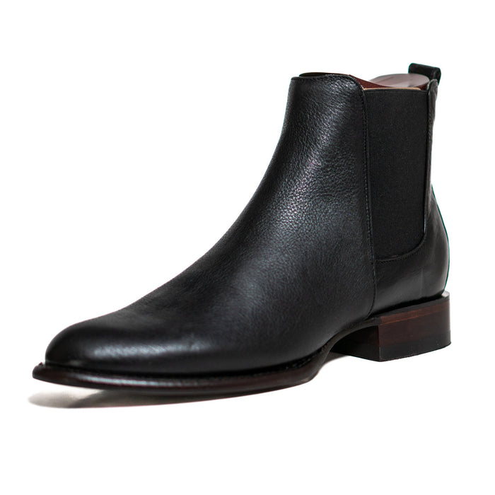 Los Altos Men's Toe Roper Boot Belmont Black - Belmont Black