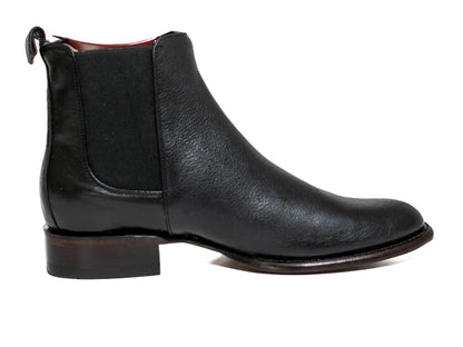 Los Altos Men's Toe Roper Boot Belmont Black - Belmont Black