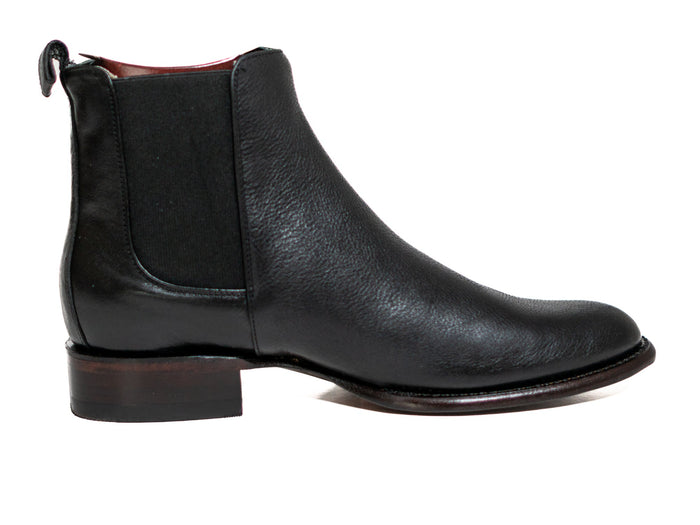 Los Altos Men's Toe Roper Boot Belmont Black - Belmont Black