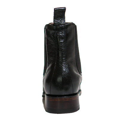 Los Altos Men's Toe Roper Boot Belmont Black - Belmont Black