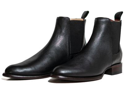 Los Altos Men's Toe Roper Boot Belmont Black - Belmont Black