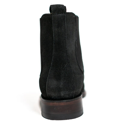 Los Altos Men's Toe Roper Boot Gamuza Black - Gamuza Black