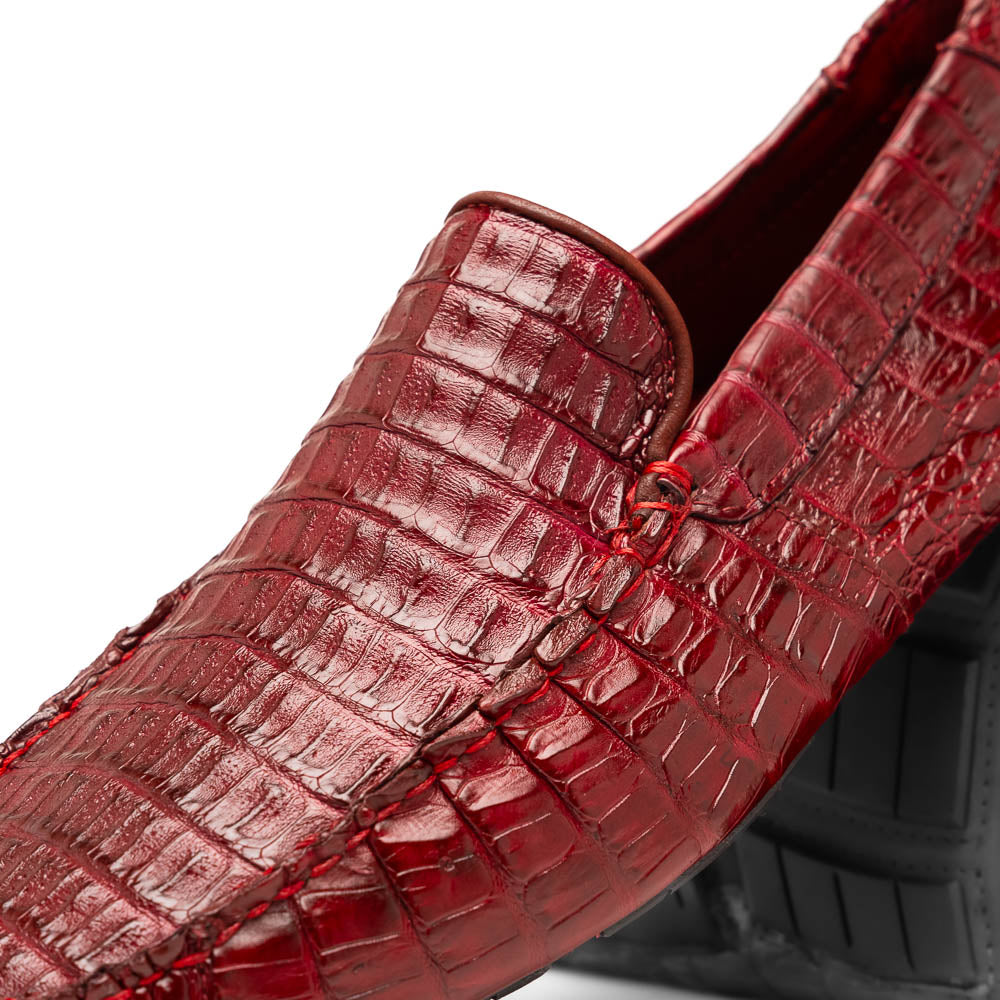 Marco Di Milano Remo Wine Caiman Driving Shoes