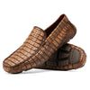 Marco Di Milano Remo Washed Brown Caiman Crocodile Driving Shoes 2 REMO_CAIMAN FUSCUS_WASHED BROWN_8  - from alligatorwarehouse.com
