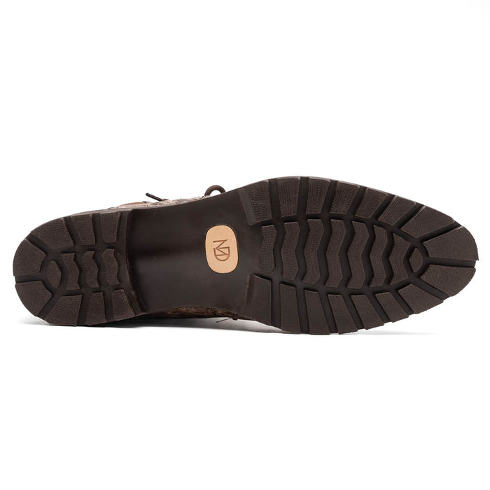 Marco Di Milano Renzo Stone Brown Leather Shoes