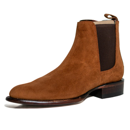 Los Altos Men's Toe Roper Boot Gamuza Cognac - Gamuza Cognac