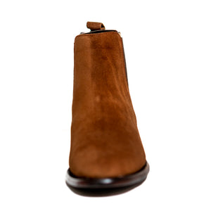 Los Altos Men's Toe Roper Boot Gamuza Cognac - Gamuza Cognac