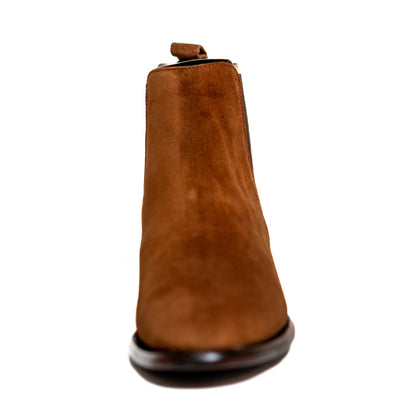 Los Altos Men's Toe Roper Boot Gamuza Cognac - Gamuza Cognac