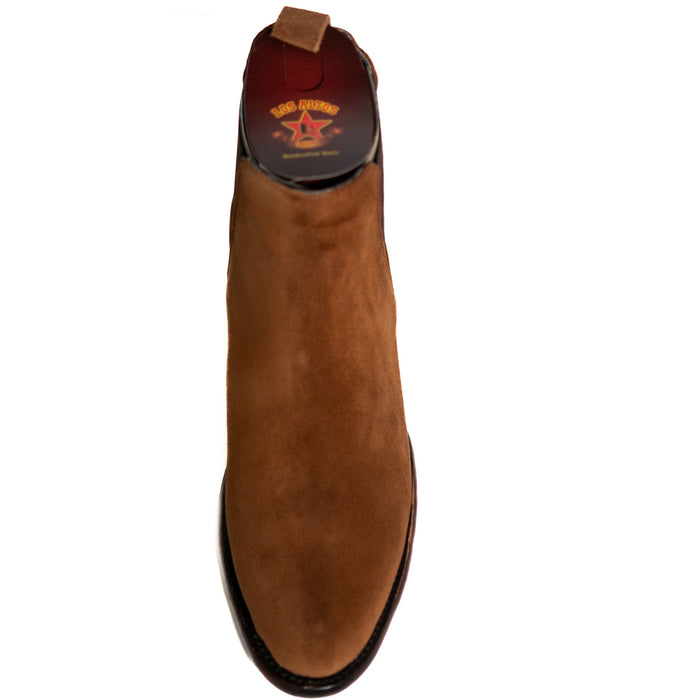 Los Altos Men's Toe Roper Boot Gamuza Cognac - Gamuza Cognac