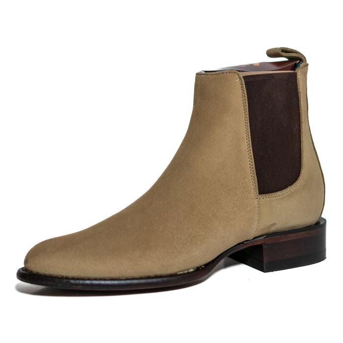 Los Altos Men's Toe Roper Boot Gamuza Oryx - Gamuza Oryx