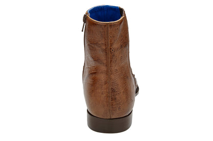 Belvedere Roger - Antique Brown Alligator Loafer