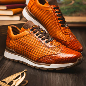 Marco Di Milano Roma Brandy Leather Oxford Dress Shoe