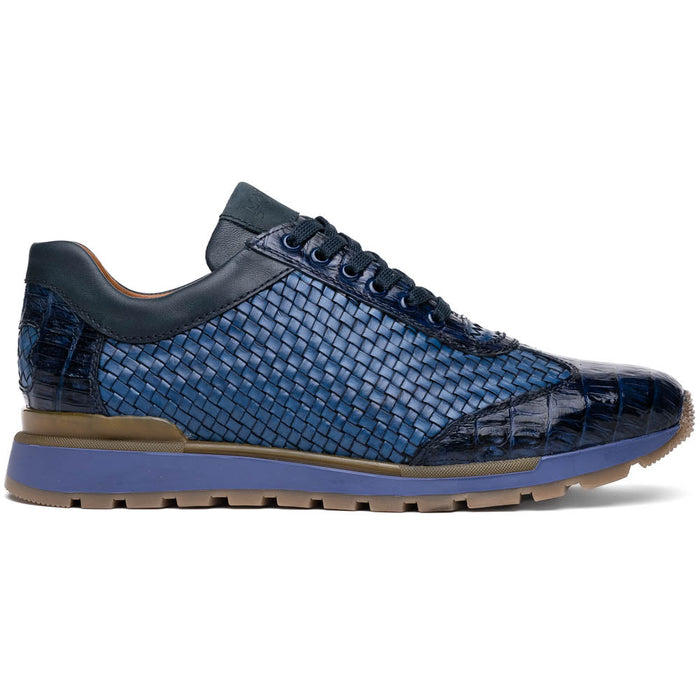 Marco Di Milano Roma Navy Leather Loafers