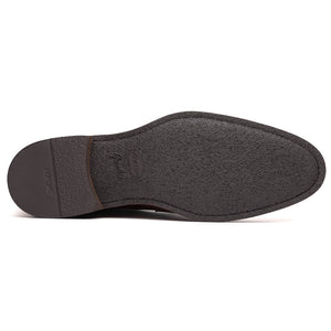 Zelli Roma Hand-Burnished Calfskin Penny Loafers in Cognac