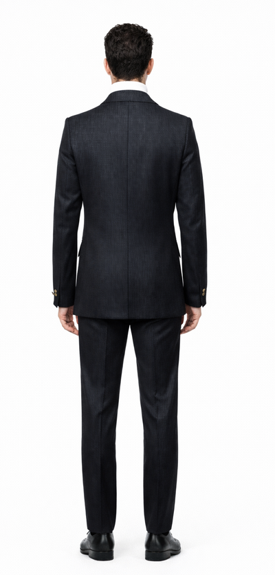 Black Safari Walking Suit for Men – Rossiman Utility Jacket and Trousers Set