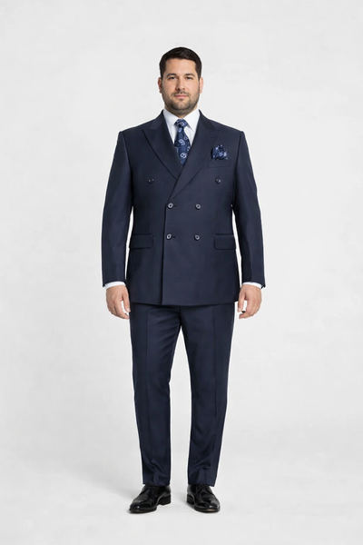 Rossiman Men's Blue Slim Fit Suit – Modern Tailored Formalwear