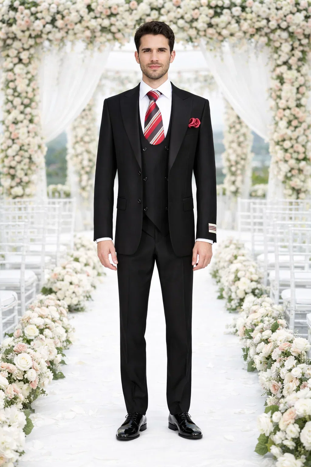 Rossiman Rossi Men's Dress Suit – Premium Tailored Suit for Formal Occasions