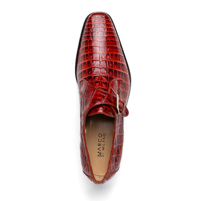 Marco Di Milano Rovigo Rustic Cognac Exotic Crocodile Skin Single Monk-strap Loafers 4 ROVIGO_CAIMAN FUSCUS_RUS COGNAC (*NEW)_8.5  - from alligatorwarehouse.com