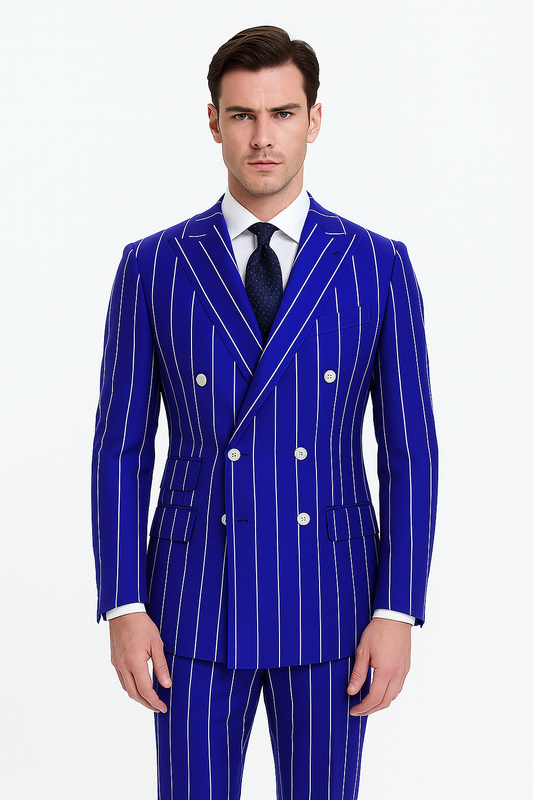 Pinstripe Suit Collection - Premium Pinstripe Suit at alligatorwarehouse.com