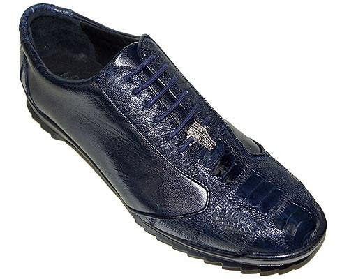 Sneaker de Piel Avestruz Pata Casual
