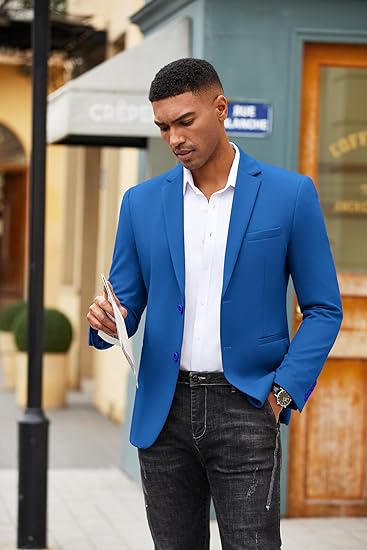 Cheap Blazers For Men - Inexpensive Blazer - Mens Discount Knit Blazer in 20 Colors On Sale