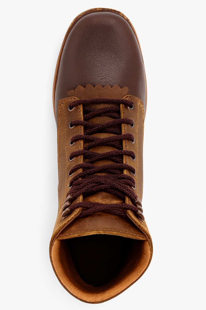 Lace Up Cowboy Boots