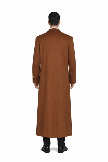 Rust Ankle length Top Coat/Overcoat | Winter men's Topcoat Sale