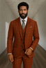 Wool Suit - Italian Made Business Suit by Statement Men's 3 Piece 100% Wool Modern Fit Suit - Sharp Plaid Pattern 16 ZILO-1_Charcoal_38R  - from alligatorwarehouse.com