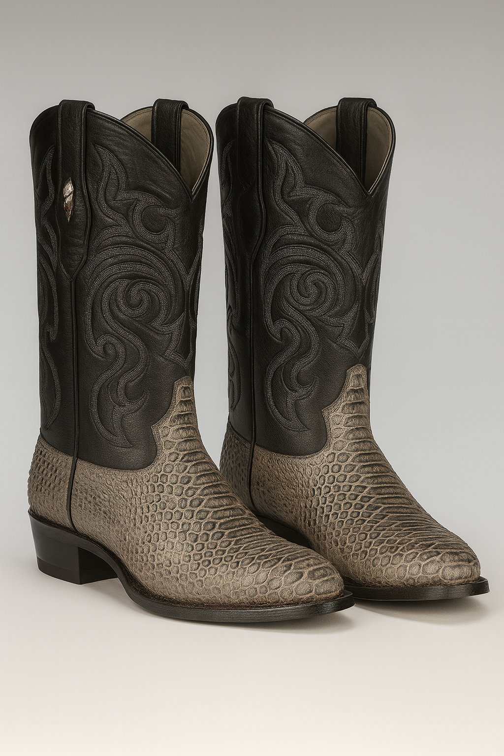 Men's Los Altos Python J-Toe Boots - Rustic