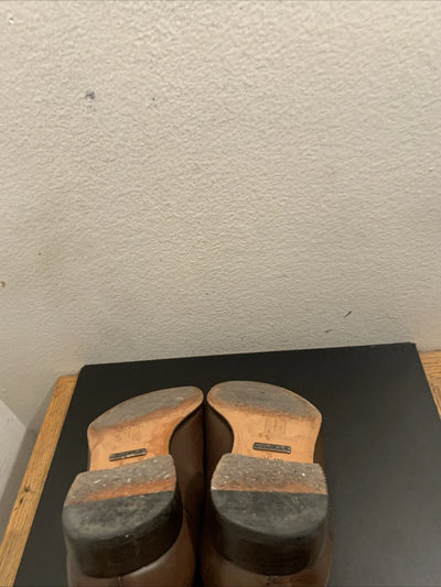 Men’s Regal Brown Slip-On Shoes – Genuine Crocodile & Calfskin Leather 5   - from alligatorwarehouse.com