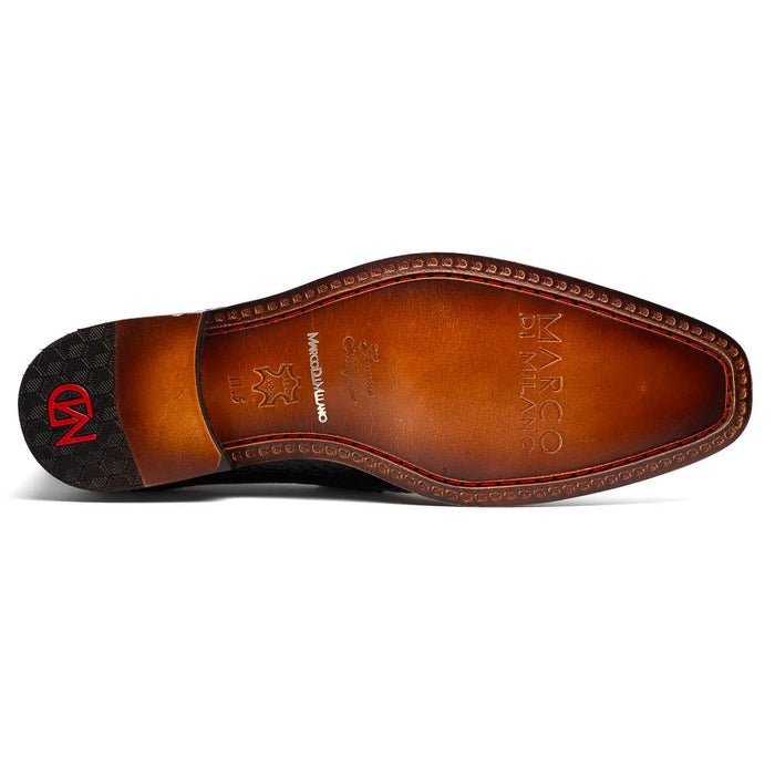 Marco_Di_Milano Salvatore Black Leather Luxury Shoe