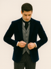 Sapphire Velvet Roderick Smoking Jacket – Luxurious Men's Wear 8   - from alligatorwarehouse.com