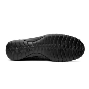 Marco_Di_Milano Saulo Newspaper Black Leather Luxury Shoe