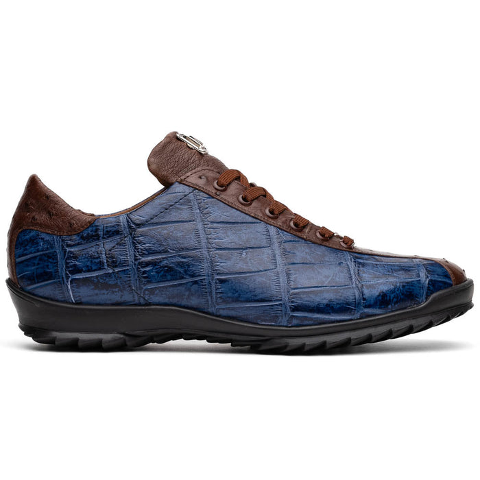 Marco_Di_Milano Saulo Blue Jeans Luxury Leather Shoe