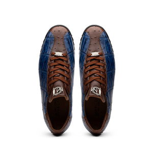Marco_Di_Milano Saulo Blue Jeans Luxury Leather Shoe