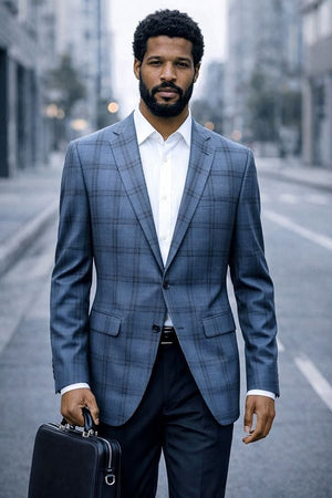 Indigo Blazer Mens Sport Coat