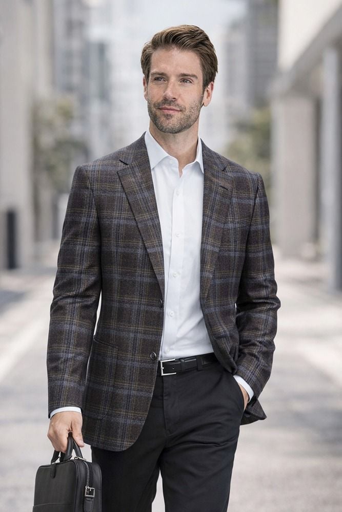 Brown Blazer Mens Sport Coat