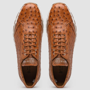 Marco Di Milano Scanno: Antique Cognac Leather Dress Shoe