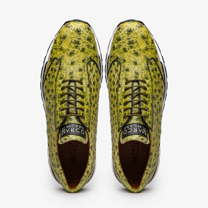 Marco Di Milano Scanno Antique Green Leather Shoe
