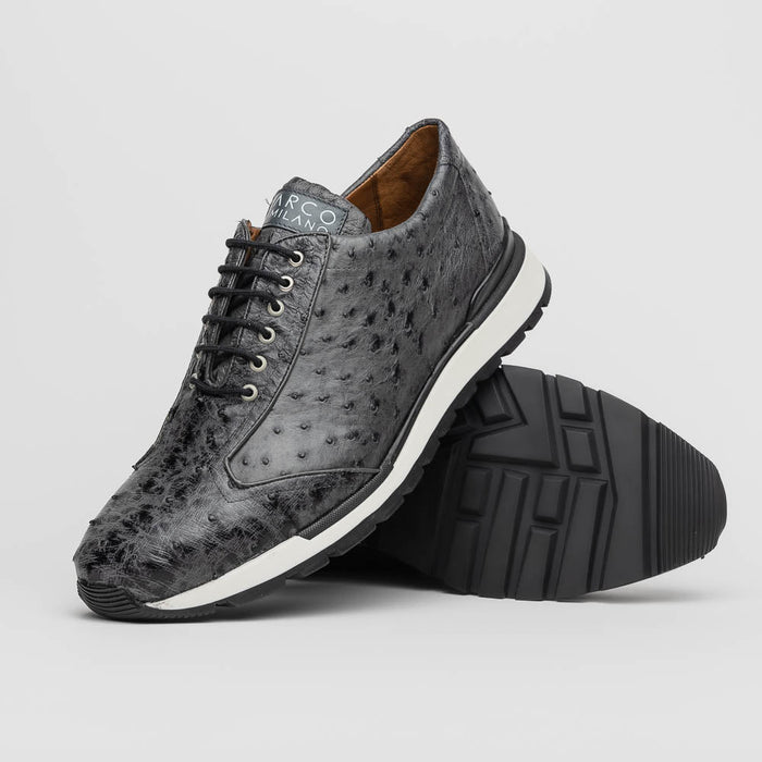 Marco Di Milano Scanno Antique Gray Leather Oxford