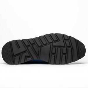 Marco Di Milano Scanno Navy Ostrich Quill Sneakers