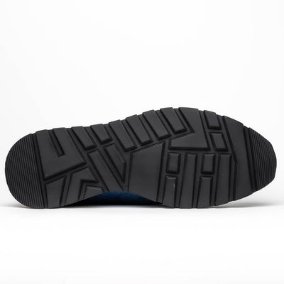 Marco Di Milano Scanno Navy Ostrich Quill Sneakers