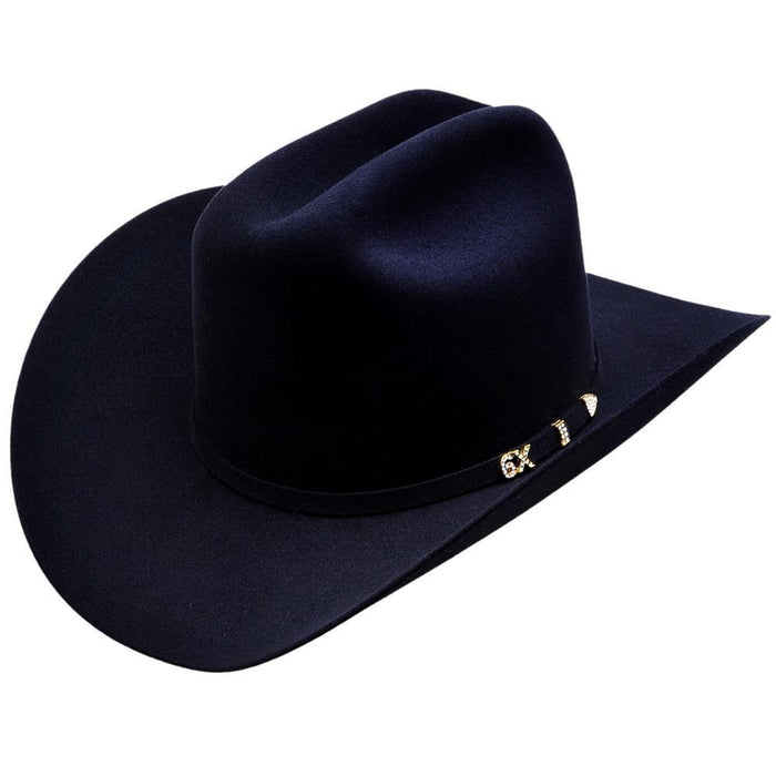 Texana Serratelli 6X de Castor Color Negro 1   - from alligatorwarehouse.com