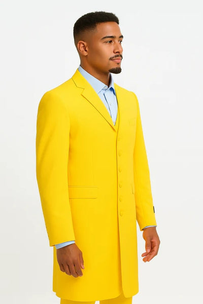 Yellow Zoot Suit - Mens Fashion Golish Yellow 1920s Vintage Look 5   - from alligatorwarehouse.com