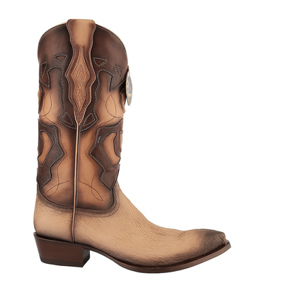 King Exotic Men's Shark Snip Toe Western Boots 26 -1  - from alligatorwarehouse.com