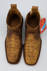 Square Toe Ankle Boots Python Print Oryx 7   - from alligatorwarehouse.com